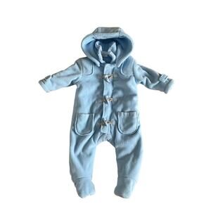 Baby Mode Fleece One Piece with Toggles and Zipper Sz 6M